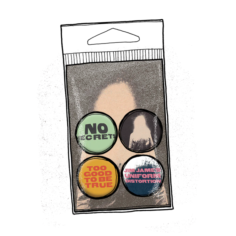 Jim James: Uniform Distortion Button Pack