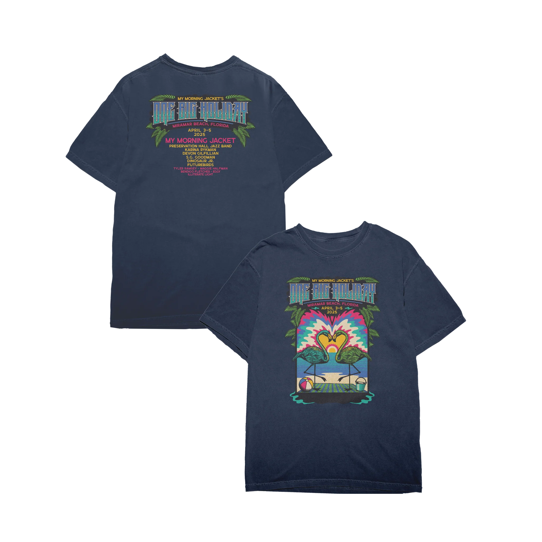 One Big Holiday 2025 Lineup Unisex Tee - Image 3