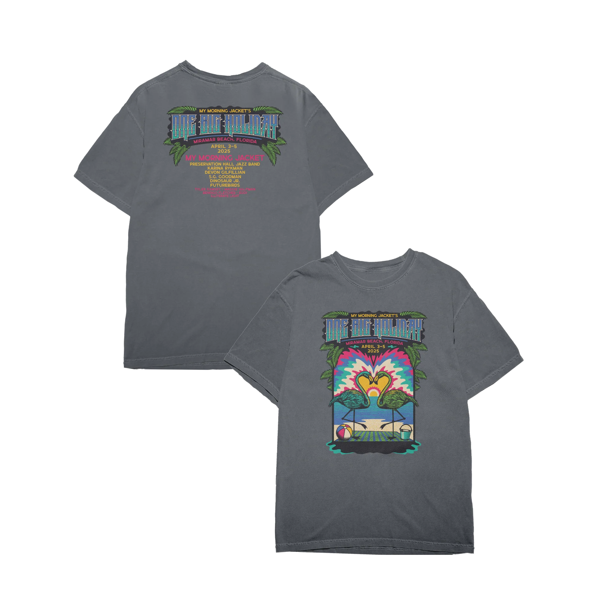 One Big Holiday 2025 Lineup Unisex Tee - Image 4