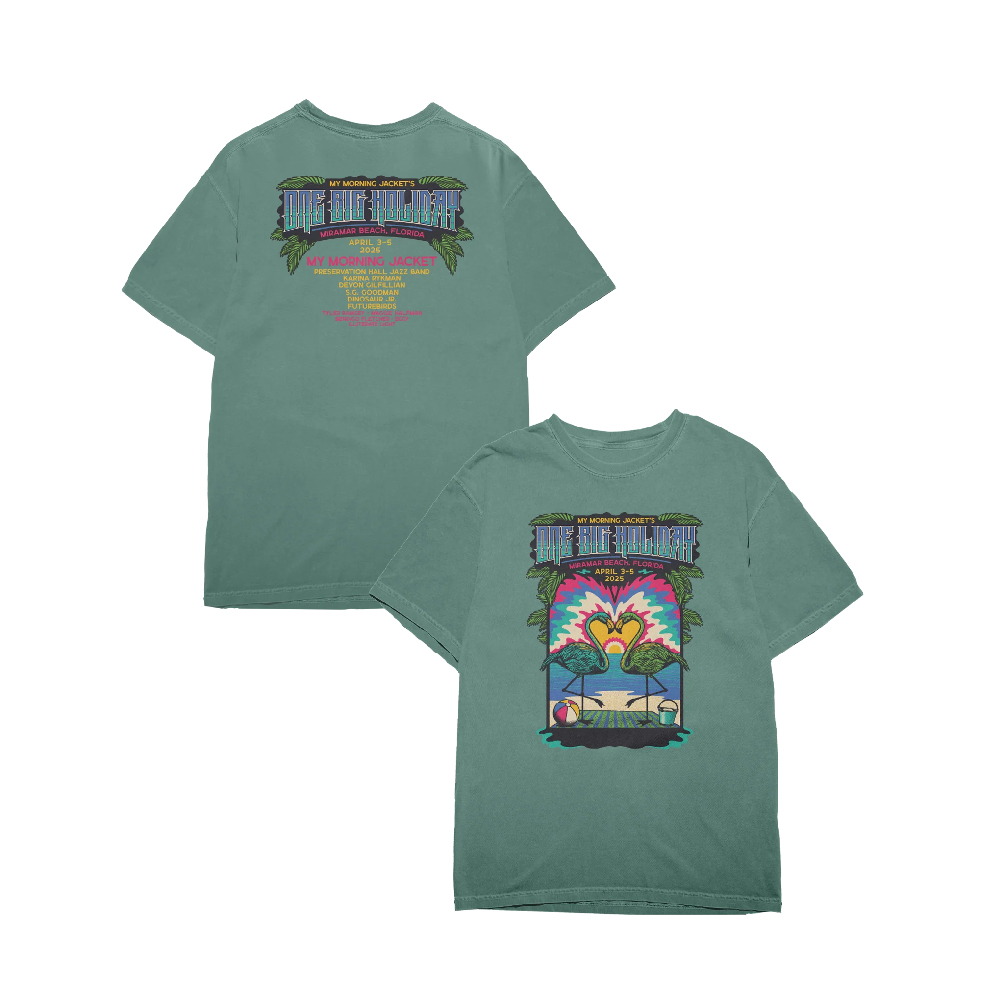One Big Holiday 2025 Lineup Unisex Tee - Image 5