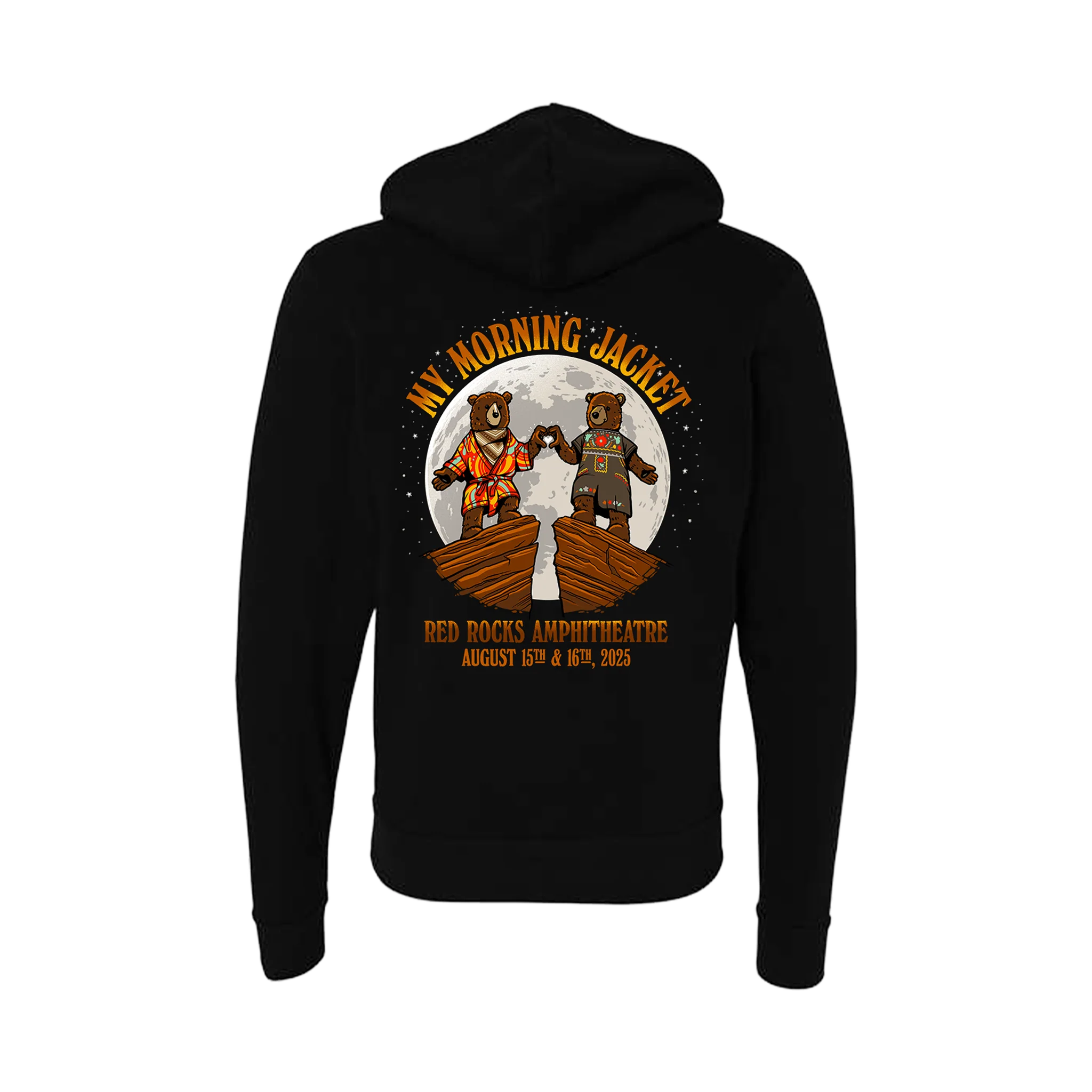 Red Rocks '25 Zip Up Hoodie - Black - Image 3
