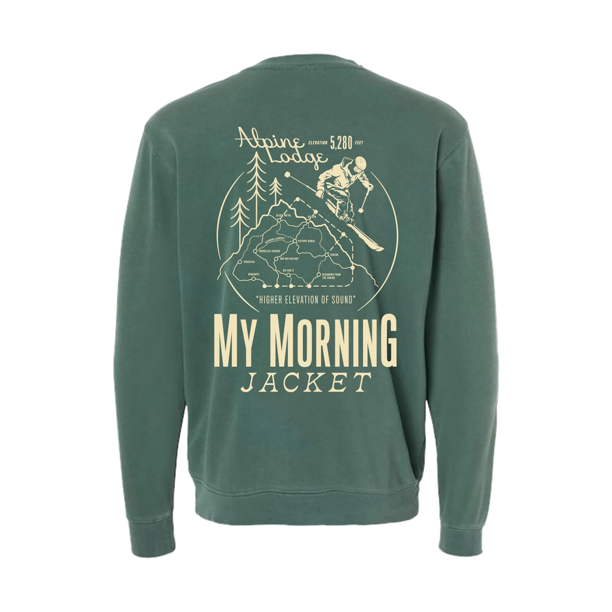 Trail Map Crewneck Sweatshirt - Image 3